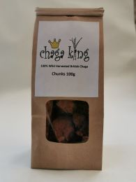 Wild Chaga King Chunks 100g (100% British Wild Chaga Chunks)