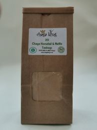 Wild Chaga King - Chaga, Nettle, Horsetail Teabags - (20 tea bags) (100% British Wild Chaga)