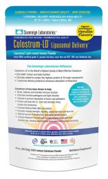 Sovereign Labs - Colostrum LD® Powder, Organic Vanilla Flavor - 16 oz. (454 grams)