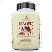 Ancestral Supplements - Grass Fed Adrenal Cortex With Liver 180caps 500mg