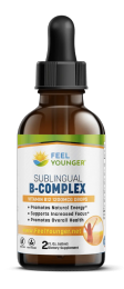 Feel Younger - Sublingual B Complex Vitamin B12 1200mcg 60ml