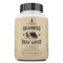 Ancestral Supplements - Grass Fed Desiccated Beef Liver 180 Caps 500mg