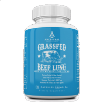 Ancestral Supplements - Grass Fed Beef Lung (w/ Liver) 180caps 500mg