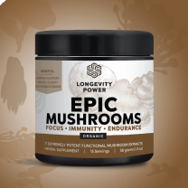 Longevity Power Epic Mushrooms 38g (15 servings)