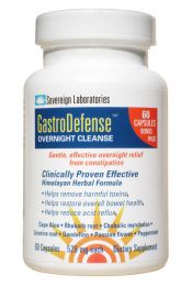 Sovereign Labs - GastroDefense™ Overnight Cleanse - 60caps