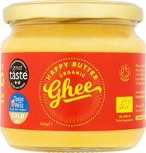 Happy Butter - Cultured Organic Ghee 300g Jar 