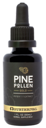 Surthrival Perpetual Youth Pine Pollen (Gold - Mega Nutrition Elixir 1 FL OZ)