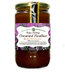 Luisa - Creamed Heather Honey - 500g (Raw, Organic) (Coarse-filtered, Unpasteurised, and Enzyme-rich)