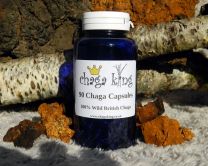 Wild Chaga King Chaga Capsules - (90capsules) (100% British Wild Chaga)
