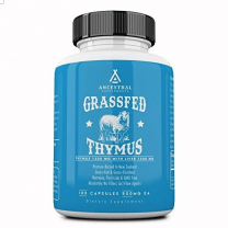 Ancestral Supplements - Grass Fed Thymus With Liver 180caps 500mg