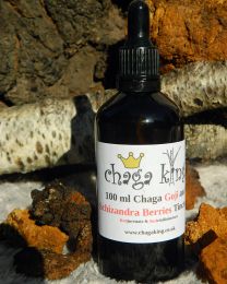 Wild Chaga King  - Double Extract Wild Chaga Goji & Schizandra Berry Tincture 100ml
