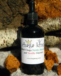 Wild Chaga King  - Double Extract Wild Chaga Nettle Horsetail & Vanilla Tincture 100ml